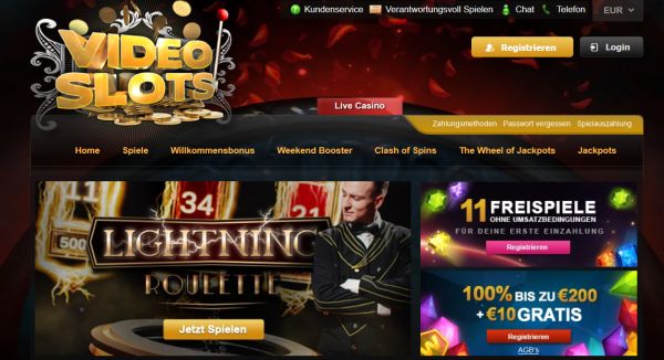 Videoslots Casino Vorschau